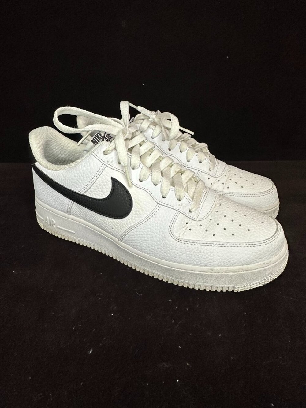 Nike Air Force 1 '07 Low "White Black" sz 10